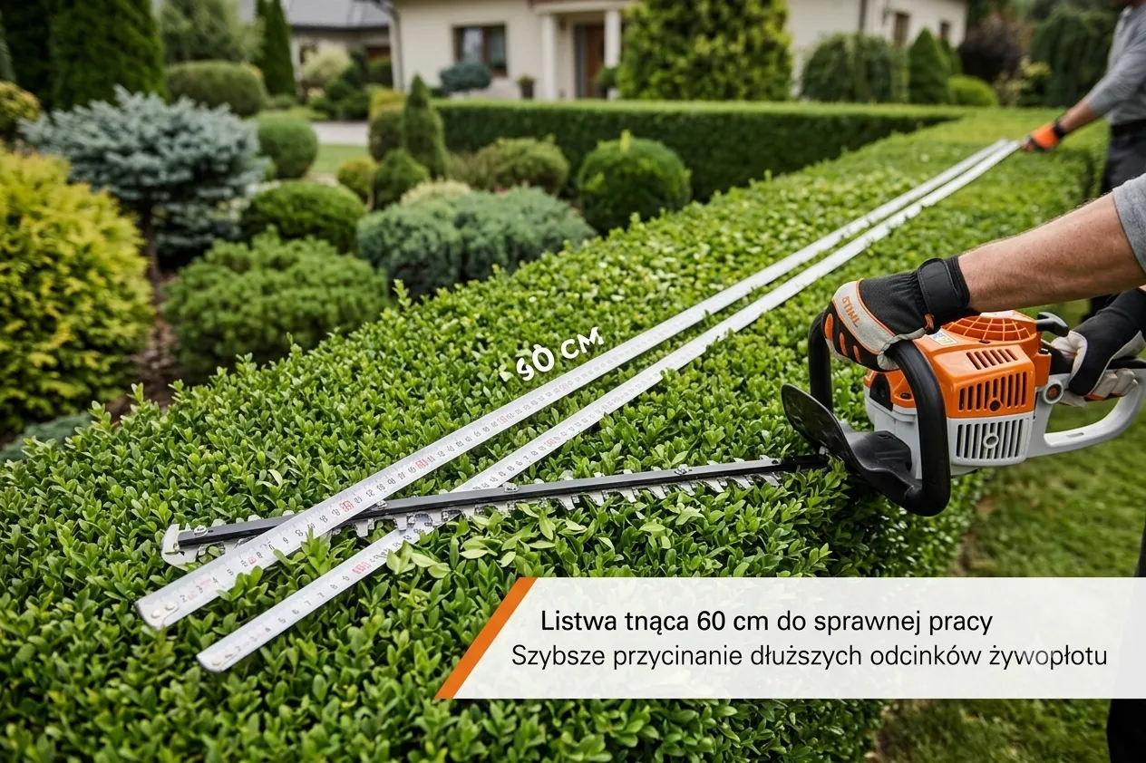 STIHL HS 45 — ergonomiczne nożyce do żywopłotu